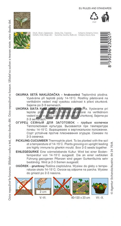 Okurka nakládačka Regina F1