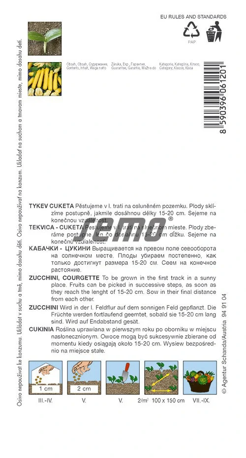 Cuketa žlutá Goldena F1