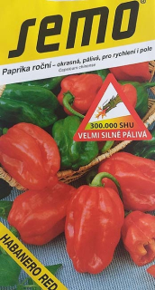 Paprika Habanero Red červená
